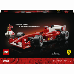 Конструктори LEGO - Конструктор LEGO Icons Ferrari F2004 and Michael Schumacher (11375) Конструктори LEGO - Конструктор LEGO Icons Ferrari F2004 and Michael Schumacher (11375)