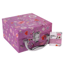 Косметика - Набір дитячої косметики Create It! Б'юті кейс на замочку (84506) Косметика - Набір дитячої косметики Create It! Б'юті кейс на замочку (84506)