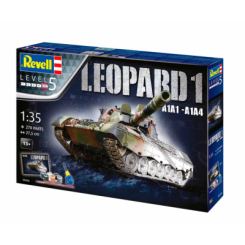 Конструктори з унікальними деталями - Конструктор Revell Танк Leopard 1 A1A1-A1A4 (RVL-05656) Конструктори з унікальними деталями - Конструктор Revell Танк Leopard 1 A1A1-A1A4 (RVL-05656)