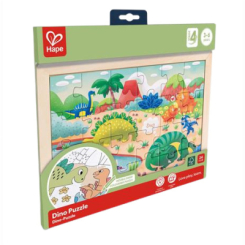 Пазли - Пазл Hape Динозаври з розмальовкою 24 елементів (E1641) Пазли - Пазл Hape Динозаври з розмальовкою 24 елементів (E1641)