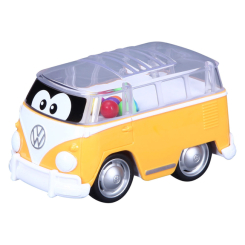 Машинки для малюків - Машинка Bb junior Volkswagen Samba Poppin bus жовта (16-85109/16-85109 yellow) Машинки для малюків - Машинка Bb junior Volkswagen Samba Poppin bus жовта (16-85109/16-85109 yellow)