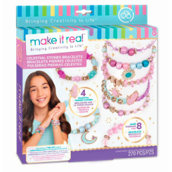 Набори для творчості - Набір для створення шарм-браслетів Make it Real Небесні камінці (MR1322) Набори для творчості - Набір для створення шарм-браслетів Make it Real Небесні камінці (MR1322)
