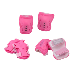 Захисне спорядження - Комплект захисту Johntoy Sports active S рожево-білий (20270_2) Захисне спорядження - Комплект захисту Johntoy Sports active S рожево-білий (20270_2)