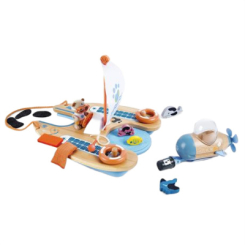 Фігурки тварин - Ігровий набір Hape Рятувальний катамаран (E3427) Фігурки тварин - Ігровий набір Hape Рятувальний катамаран (E3427)