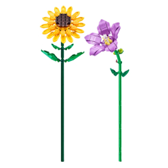 Конструктори з унікальними деталями - Конструктор MAX S1 Садові квіти Соняшник та фіолетова квітка 212 деталей (83184GQ1/3) Конструктори з унікальними деталями - Конструктор MAX S1 Садові квіти Соняшник та фіолетова квітка 212 деталей (83184GQ1/3)