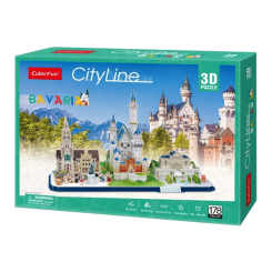 3D-пазли - Тривимірний пазл CubicFun City line Баварія (MC267h) 3D-пазли - Тривимірний пазл CubicFun City line Баварія (MC267h)