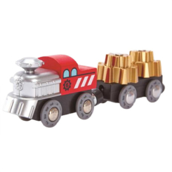 Залізниці та потяги - Ігровий набір Hape Вантажний потяг з шестернями (E3751) Залізниці та потяги - Ігровий набір Hape Вантажний потяг з шестернями (E3751)