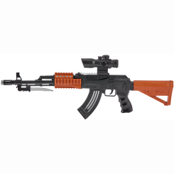 Помпова зброя - Автомат Zipp toys AK47 чорний (532.00.25) Помпова зброя - Автомат Zipp toys AK47 чорний (532.00.25)