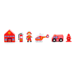 Залізниці та потяги - Додатковий набір до залізниці Viga Toys Пожежна станція (50815) Залізниці та потяги - Додатковий набір до залізниці Viga Toys Пожежна станція (50815)