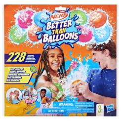 Боєприпаси - Ігровий набір Nerf Better than balloons Водяні кулі 228 штук (F8743) Боєприпаси - Ігровий набір Nerf Better than balloons Водяні кулі 228 штук (F8743)