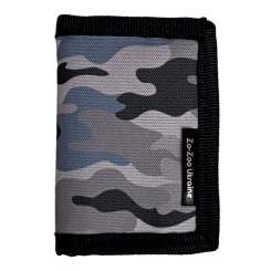 Пенали та гаманці - Дитячий гаманець Zo-Zoo Мілітарі сірий (1100357-8) Пенали та гаманці - Дитячий гаманець Zo-Zoo Мілітарі сірий (1100357-8)