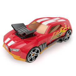 Паркінги і гаражі - Гоночний автомобіль-гараж Hot Wheels Червоний 2 в 1 (HWCC15R) Паркінги і гаражі - Гоночний автомобіль-гараж Hot Wheels Червоний 2 в 1 (HWCC15R)