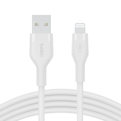 Павербанки - Кабель Belkin USB-A Lightning білий (CAA008BT1MWH) Павербанки - Кабель Belkin USB-A Lightning білий (CAA008BT1MWH)