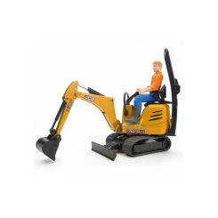 Транспорт і спецтехніка - Міні-екскаватор Bruder CAT з фігуркою (62002) Транспорт і спецтехніка - Міні-екскаватор Bruder CAT з фігуркою (62002)