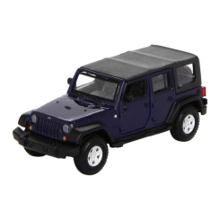 Автомоделі - Автомодель Bburago Jeep wrangler ulimited rubicon темно-синій металік (18-43012 met dark blue) Автомоделі - Автомодель Bburago Jeep wrangler ulimited rubicon темно-синій металік (18-43012 met dark blue)