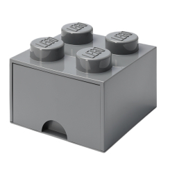 Бокси для іграшок - Висувний ящик для зберігання LEGO Lifestyle Цеглинка 4 темно-сірий (40051754) Бокси для іграшок - Висувний ящик для зберігання LEGO Lifestyle Цеглинка 4 темно-сірий (40051754)