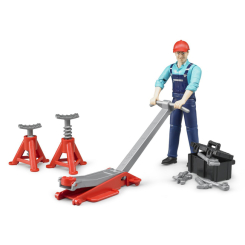 Фігурки чоловічків - Ігровий набір Bruder Автомеханік з інструментами (62100) Фігурки чоловічків - Ігровий набір Bruder Автомеханік з інструментами (62100)