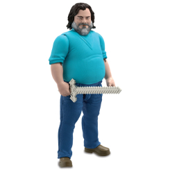 Фігурки персонажів - Фігурка Minecraft Minecraft фільм Стів 30 см (JFR65/1) Фігурки персонажів - Фігурка Minecraft Minecraft фільм Стів 30 см (JFR65/1)