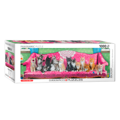 Пазли - Пазл Eurographics Коти на кушетці 1000 елементів (6010-5629) Пазли - Пазл Eurographics Коти на кушетці 1000 елементів (6010-5629)