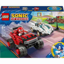 Конструктори LEGO - Конструктор LEGO Sonic the Hedgehog Автомобіль Сільвера vs. монстр вантажівки Наклза (77118) Конструктори LEGO - Конструктор LEGO Sonic the Hedgehog Автомобіль Сільвера vs. монстр вантажівки Наклза (77118)