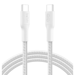 Павербанки - Кабель Belkin USB-C > USB-C заряджання/синхронізації білий (CAB025HQ2MWH) Павербанки - Кабель Belkin USB-C > USB-C заряджання/синхронізації білий (CAB025HQ2MWH)