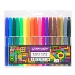 Канцтовари - Фломастери Malevaro 18 кольорів (ML760127) Канцтовари - Фломастери Malevaro 18 кольорів (ML760127)