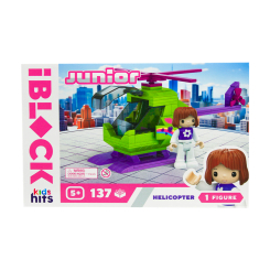 Конструктори з унікальними деталями - Конструктор IBLOCK Junior Kids hits Вертоліт 137 деталей (KH08/012/03) Конструктори з унікальними деталями - Конструктор IBLOCK Junior Kids hits Вертоліт 137 деталей (KH08/012/03)