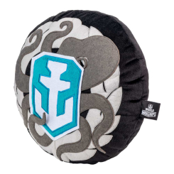 Подушки - Подушка Wargaming World of warships Нагорода моряка сіро-чорна кругла (WG043331) Подушки - Подушка Wargaming World of warships Нагорода моряка сіро-чорна кругла (WG043331)