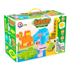 Блокові конструктори - Конструктор Technok Сафарі 97 елементів (9383) Блокові конструктори - Конструктор Technok Сафарі 97 елементів (9383)