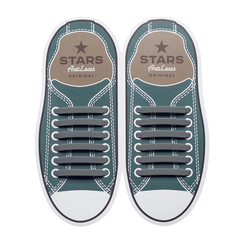 Захисне спорядження - Силіконові антишнурки AntiLaces Stars 56,5 мм 12 шт сірі (SGR565) Захисне спорядження - Силіконові антишнурки AntiLaces Stars 56,5 мм 12 шт сірі (SGR565)