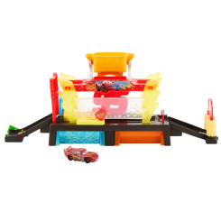 Автотреки - Ігровий набір Cars Зміни колір Автомийка з МакКвіном (JBM70) Автотреки - Ігровий набір Cars Зміни колір Автомийка з МакКвіном (JBM70)