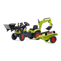 Велосипеди - Веломобіль Falk Трактор Claas Arion із причепом зелений (2070Y) Велосипеди - Веломобіль Falk Трактор Claas Arion із причепом зелений (2070Y)
