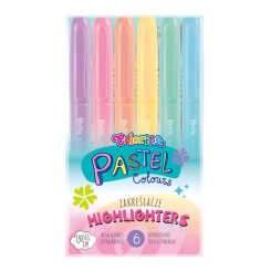 Канцтовари - Маркери Colorino Pastel Хайлайтери 6 кольорів (84965PTR) Канцтовари - Маркери Colorino Pastel Хайлайтери 6 кольорів (84965PTR)
