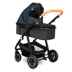 Візочки - Коляска Lionelo Amber blue navy 2 в 1 (5903771700436) Візочки - Коляска Lionelo Amber blue navy 2 в 1 (5903771700436)