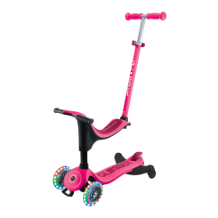 Самокати - Самокат Globber Go up sporty lights фуксія (456-610) Самокати - Самокат Globber Go up sporty lights фуксія (456-610)