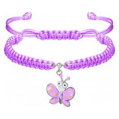Ювелірні прикраси - Браслет UmaUmi Метелик срібло фіолетовий (3862497340611) Ювелірні прикраси - Браслет UmaUmi Метелик срібло фіолетовий (3862497340611)