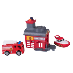 Транспорт і спецтехніка - Ігровий набір Road Rippers Mini city playsets Fire station (20552) Транспорт і спецтехніка - Ігровий набір Road Rippers Mini city playsets Fire station (20552)