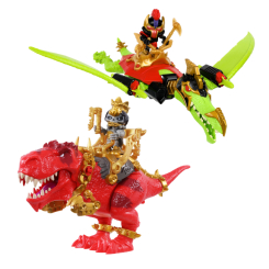 Фігурки тварин - Ігровий набір Treasure X Dino gold Динозавр та Птеродактиль зі скарбами (123114) Фігурки тварин - Ігровий набір Treasure X Dino gold Динозавр та Птеродактиль зі скарбами (123114)