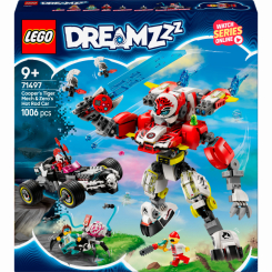 Конструктори LEGO - Конструктор LEGO DREAMZzz Робот-тигр Купера та Хот-род авто Зеро (71497) Конструктори LEGO - Конструктор LEGO DREAMZzz Робот-тигр Купера та Хот-род авто Зеро (71497)