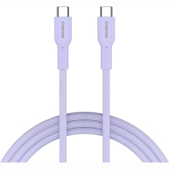 Павербанки - Кабель Canyon OnWire 60CL C-C 60W COLOR Braided 1 м Purple (CND-CCAP60AB10PU) Павербанки - Кабель Canyon OnWire 60CL C-C 60W COLOR Braided 1 м Purple (CND-CCAP60AB10PU)