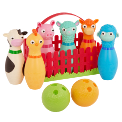 Спортивні активні ігри - Ігровий набір для боулінгу Battat Lite Весела ферма (BT1802Z) Спортивні активні ігри - Ігровий набір для боулінгу Battat Lite Весела ферма (BT1802Z)