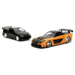 Автомоделі - Набір автомоделей Jada Fast and Furious Mazda PX-7 і Honda Civic EJ1 (253202011) Автомоделі - Набір автомоделей Jada Fast and Furious Mazda PX-7 і Honda Civic EJ1 (253202011)