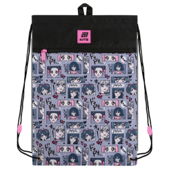 Рюкзаки та сумки - Сумка для взуття Kite Anime Girl (K25-601M-9) Рюкзаки та сумки - Сумка для взуття Kite Anime Girl (K25-601M-9)