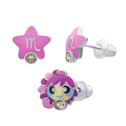 Ювелірні прикраси - Сережки UmaUmi Скорпіон з жовтим талісманом (2210000015425) Ювелірні прикраси - Сережки UmaUmi Скорпіон з жовтим талісманом (2210000015425)