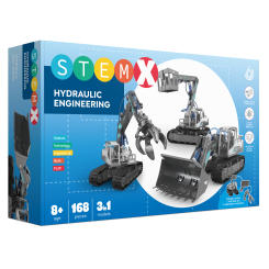 Конструктори з унікальними деталями - Конструктор StemX Гідравлічні машини 3 в 1 (71625) Конструктори з унікальними деталями - Конструктор StemX Гідравлічні машини 3 в 1 (71625)