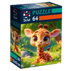 Пазли - Пазли De.tail Малий жираф 64 деталі (DT1234-13) Пазли - Пазли De.tail Малий жираф 64 деталі (DT1234-13)