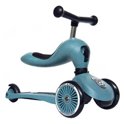 Самокати - Самокат-біговел Scoot&Ride Highwaykick сіро-синій (SR-160629-STEEL) Самокати - Самокат-біговел Scoot&Ride Highwaykick сіро-синій (SR-160629-STEEL)