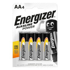 Акумулятори і батарейки - Батарейки Energizer AA Alkaline power 4 шт (7638900246599) Акумулятори і батарейки - Батарейки Energizer AA Alkaline power 4 шт (7638900246599)