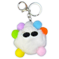 Брелоки - Брелок Тискуни білий 8 см (MYK005) Брелоки - Брелок Тискуни білий 8 см (MYK005)