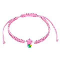 Ювелірні прикраси - Браслет плетений UmaUmi Комета рожева з різнокольоровою емаллю (2210000018815) Ювелірні прикраси - Браслет плетений UmaUmi Комета рожева з різнокольоровою емаллю (2210000018815)